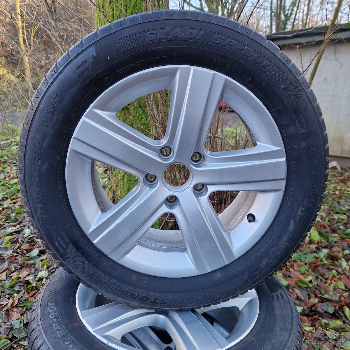 Kolesa na zimnych pneu 205/60 r16 + Disky 5x112