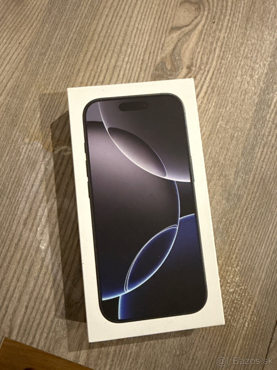 Predám  Nový IPhone 16pro 128gb má2týždne, 100%zdravie