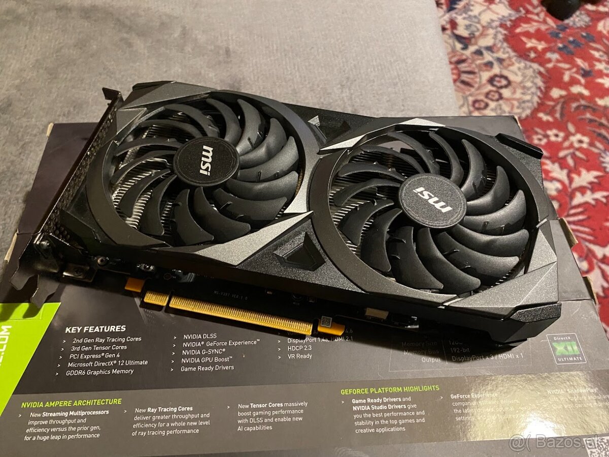 Predam MSI ventus gefroce RTX 3060 ti 8GB