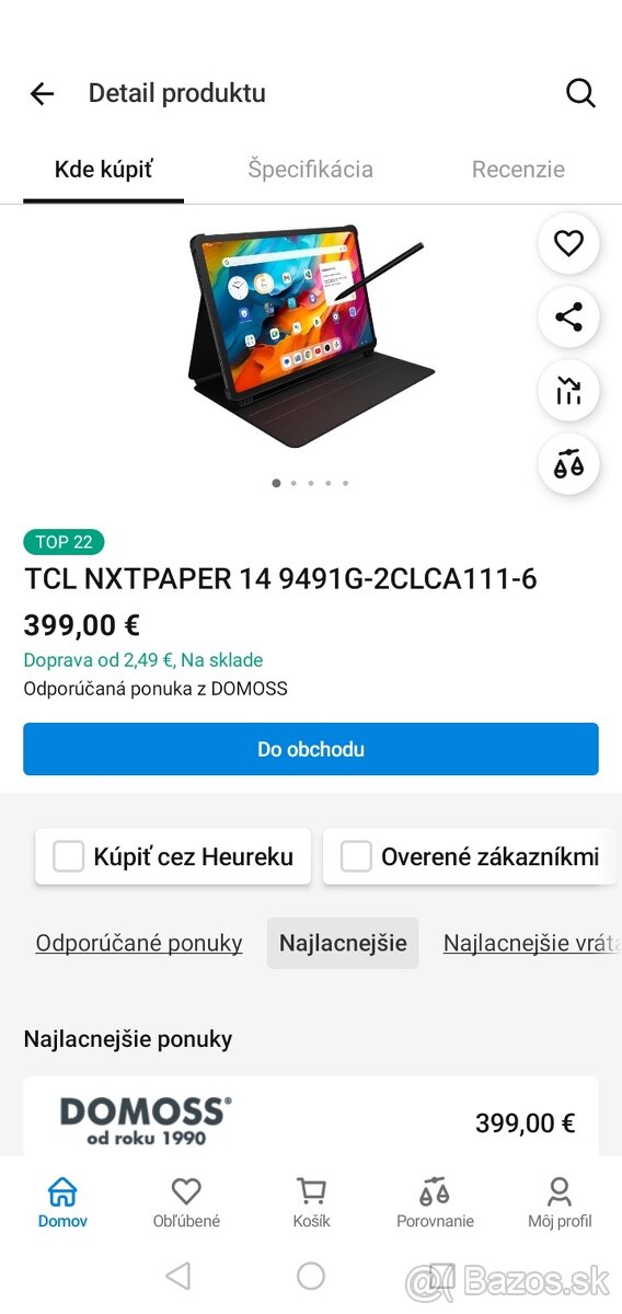 Kúpim TCL NXTPAPER 14 9491G-2CLCA111-6