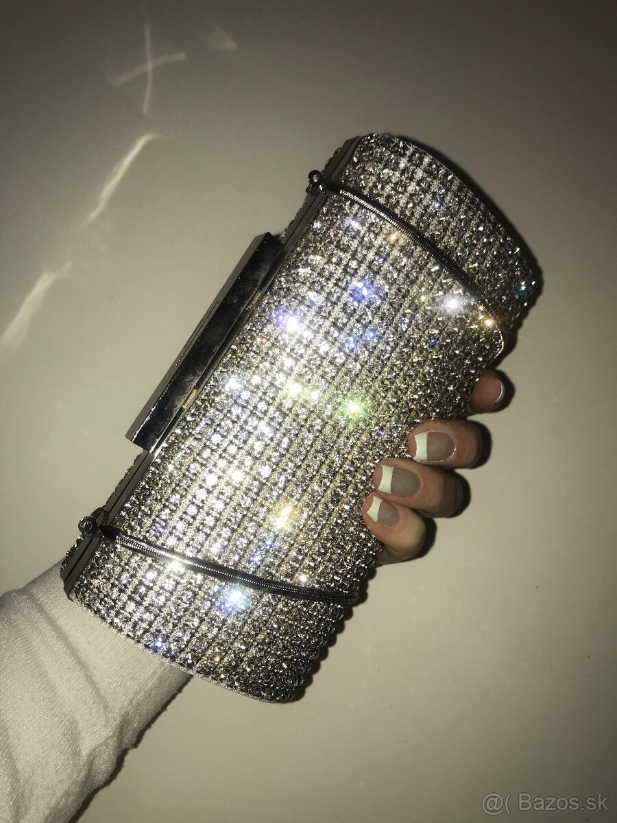 Lk Bennett clutch s kryštalmi Swarovski