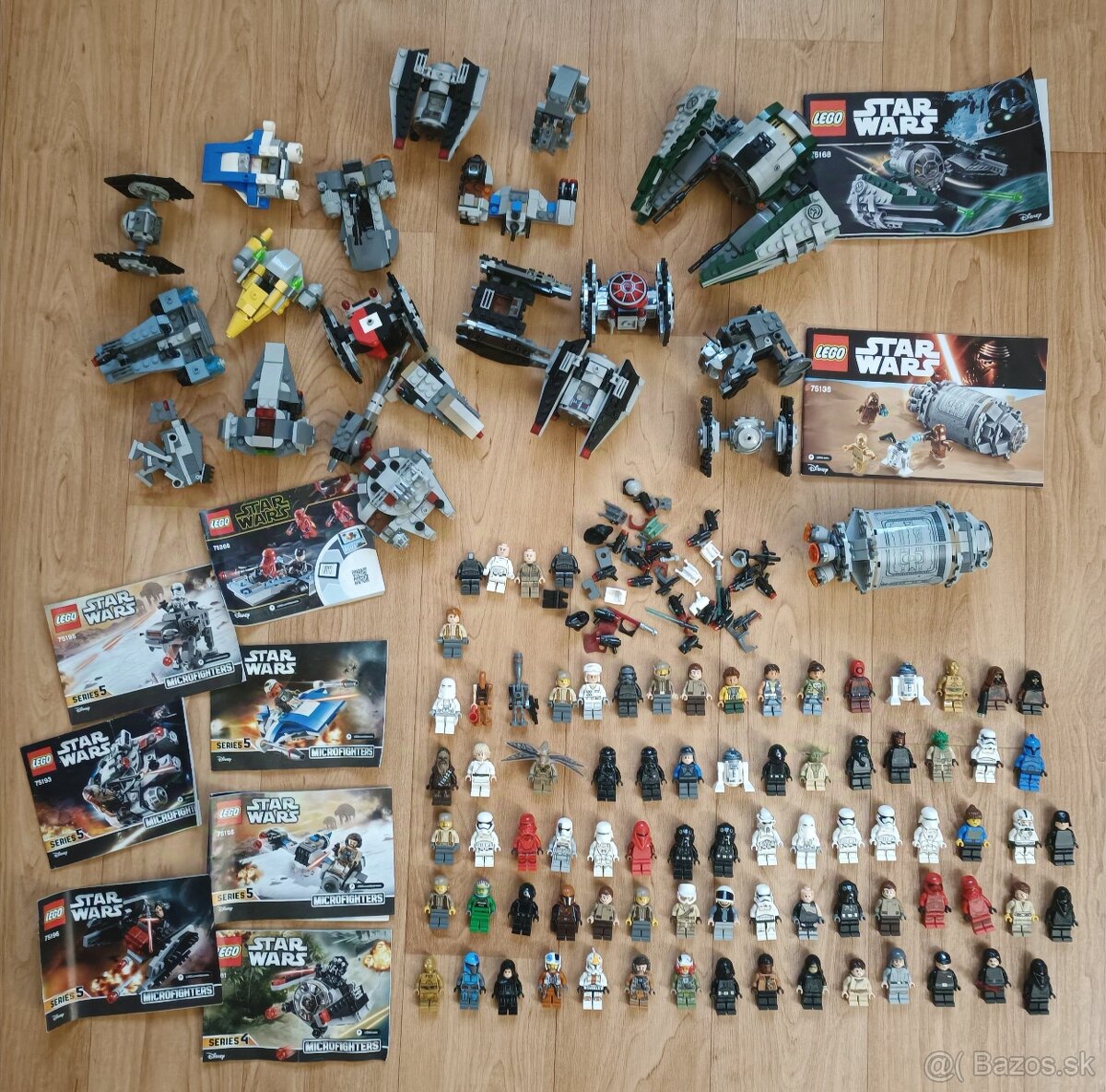 Lego Star Wars figurky (originál lego) 78 kusů