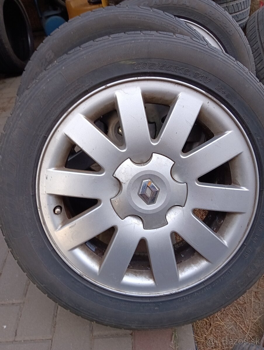 Kompletné kolesá na Renault 5x108r16 pn 205/55r16