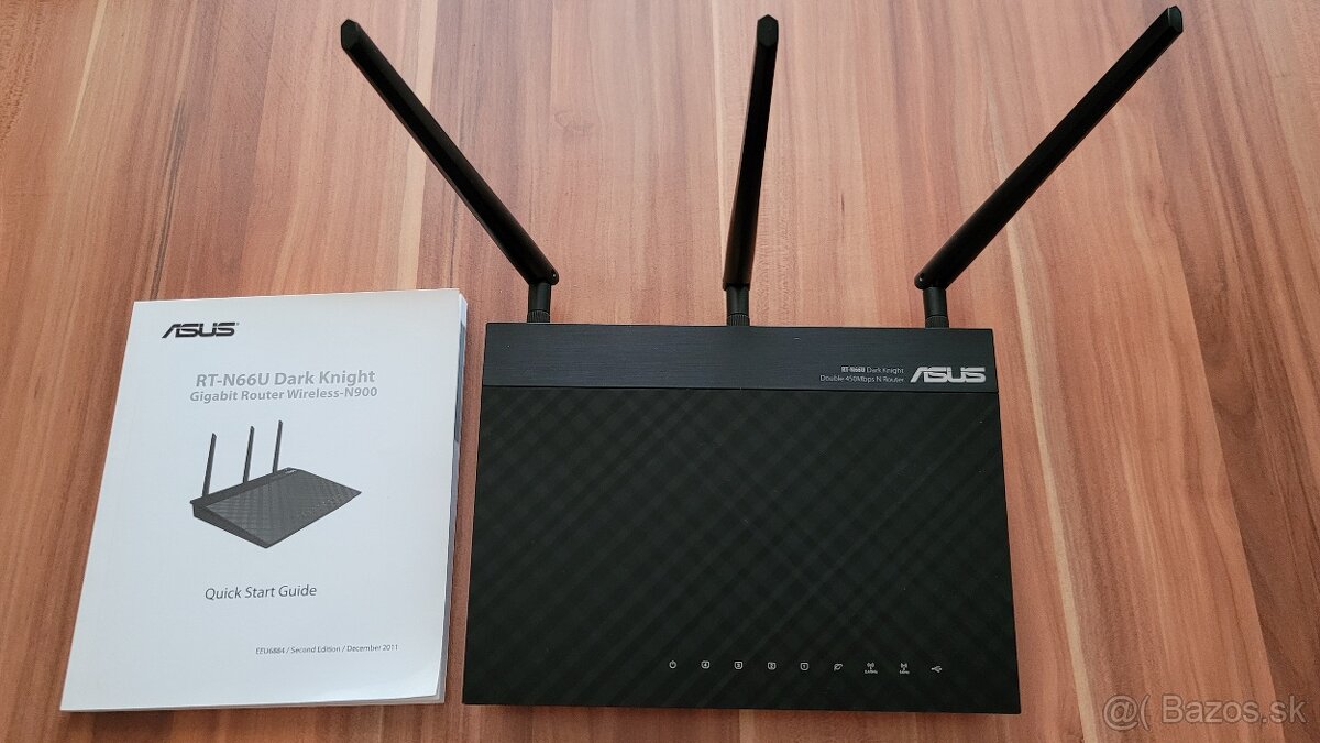 Predám dualbandový wifi router ASUS RT-N66U Dark Knight