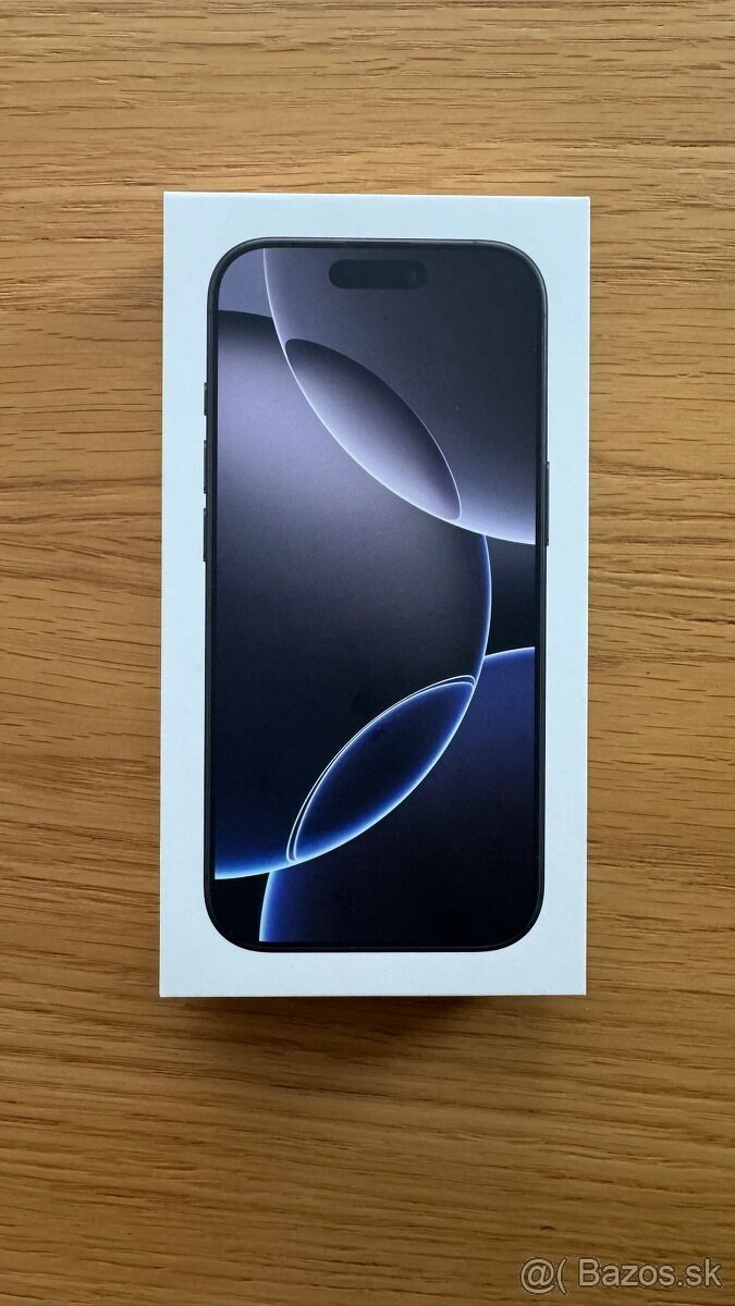 APPLE iPHONE 16 PRO 256GB BLACK TITANIUM / ČIERNY TITÁN