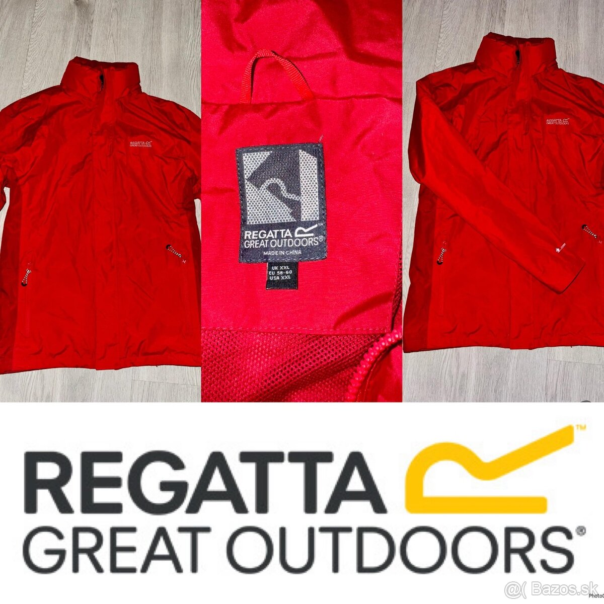 regata great outdoors red panska sportova bunda