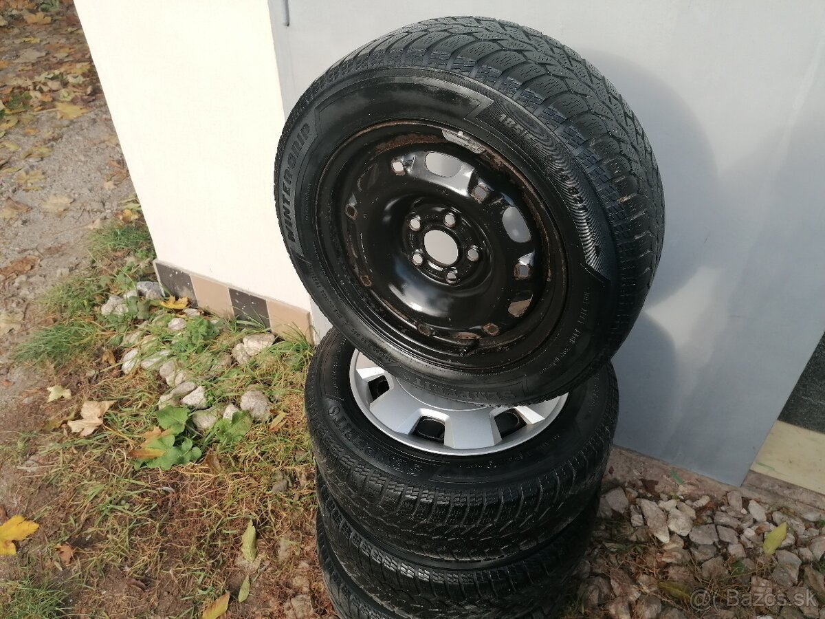 Plechové Disky +Zimné 185/60R14 Fabia 1.2