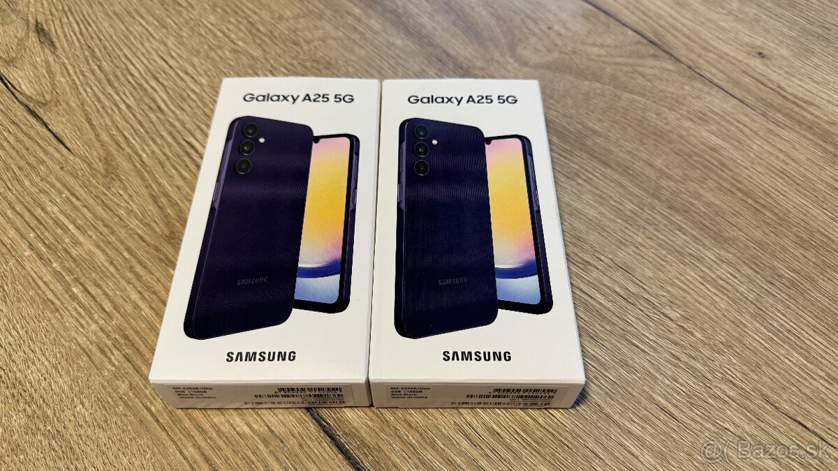 SAMSUNG GALAXY A25 5G 128 GB ČIERNY