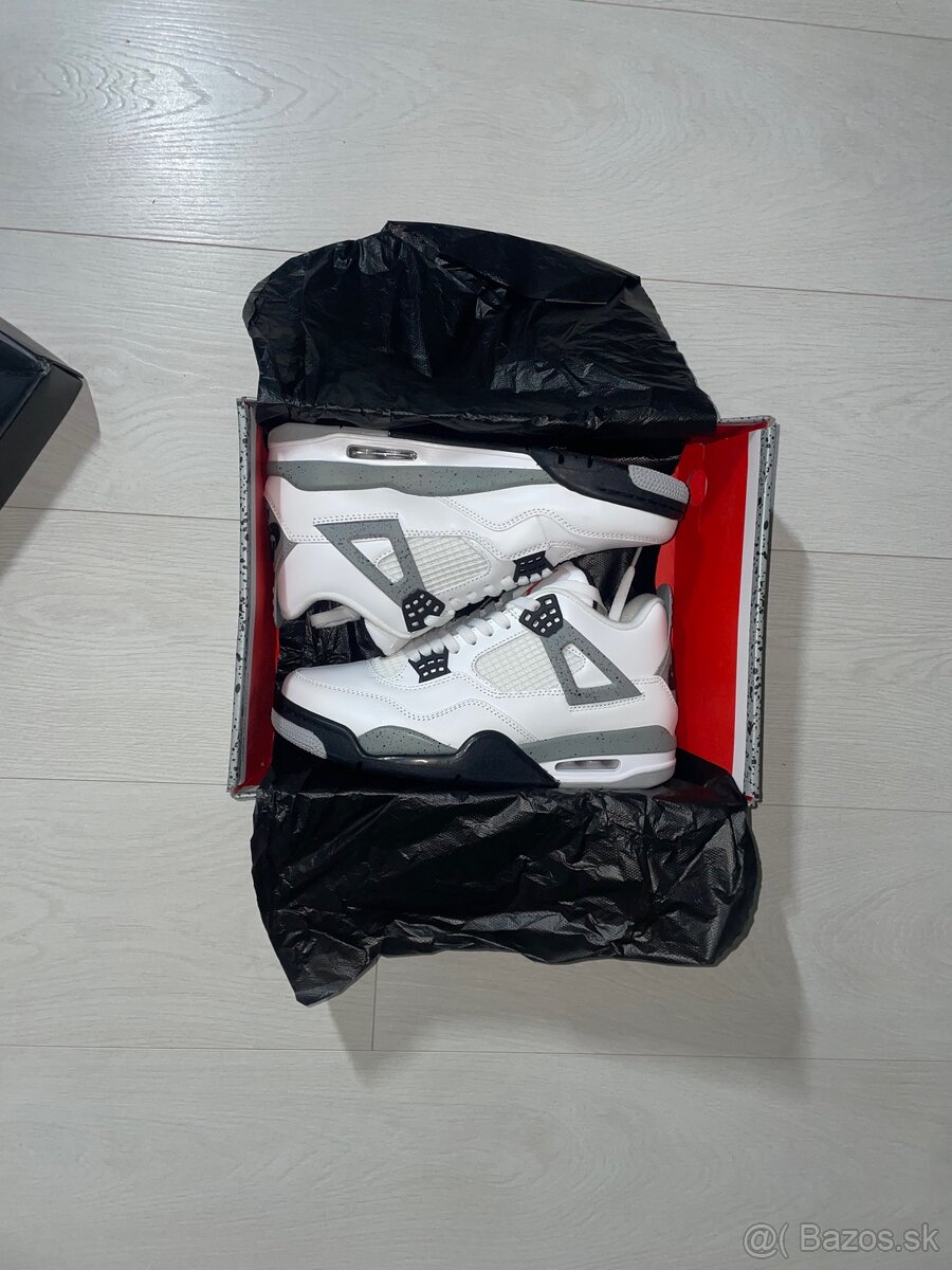 Jordan 4 white cement