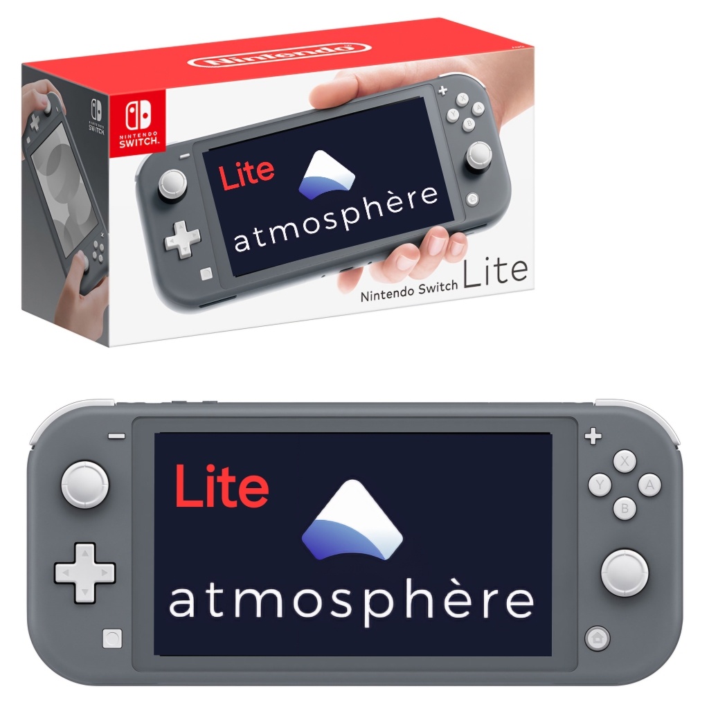 Nintendo Switch Lite Grey AMS Atmosphère/Hekate