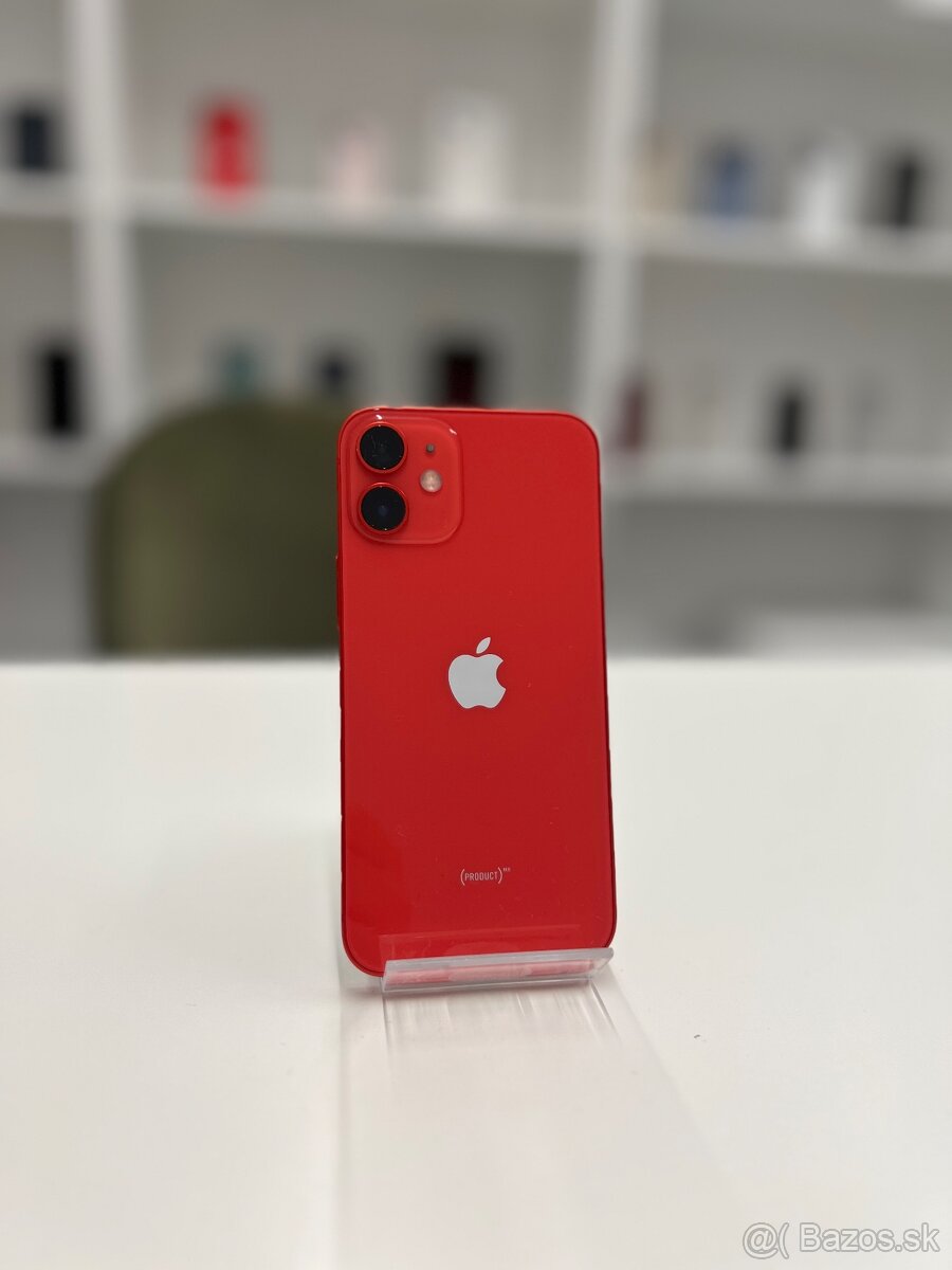 ZÁRUKA 2 ROKY /  Apple iPhone 12 Mini 64GB Red, 100%