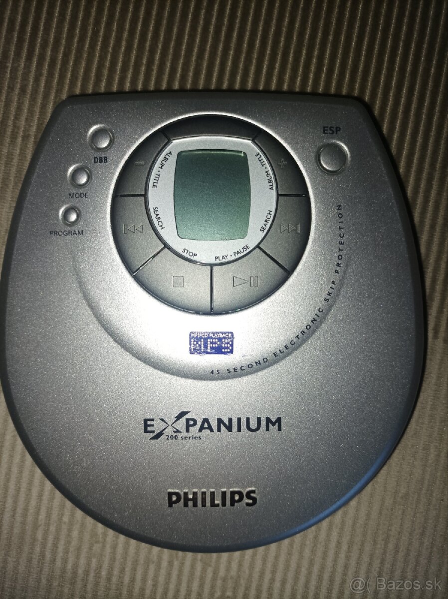 PHILIPS discman - CD + MP3 prehrávač