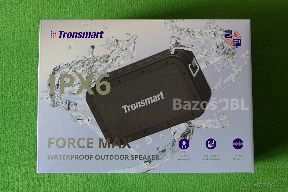 Nerozbalený NOVÝ reproduktor Tronsmart Force Max 80W, BEŠTIA