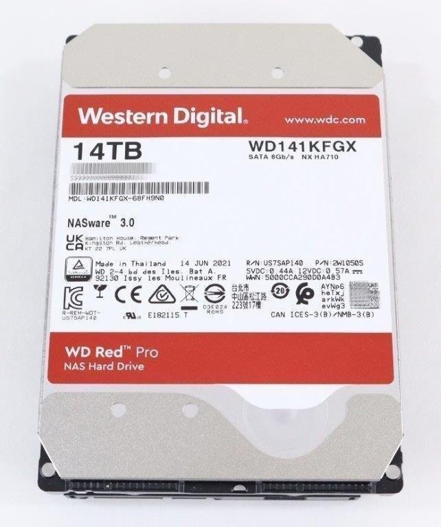 WD 4 / 6 / 8 / 14TB WD RED PRO - Zaruka 04/2026