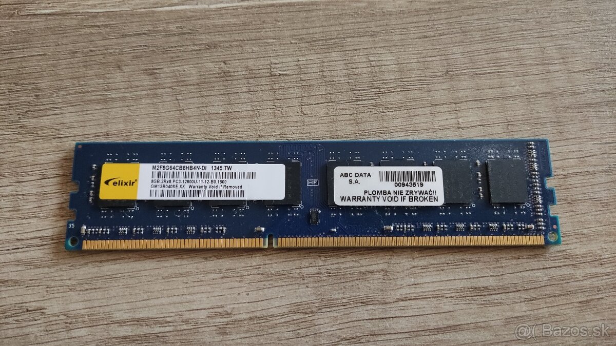 8GB DDR3 1600MHz