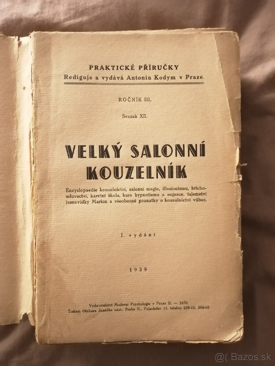 Velký salonní kouzelník - Encyklopedie kouzelnictví