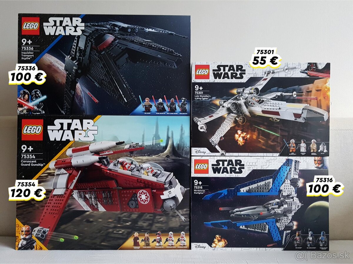 Nové zapečatené sety LEGO Star Wars