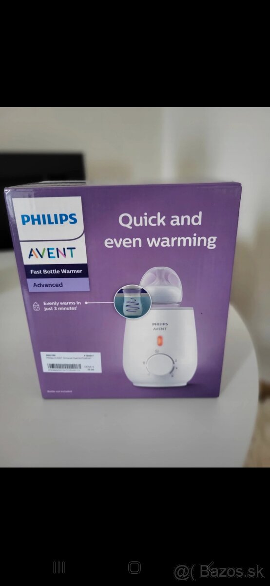 Ohrievac na flasky Philips Avent