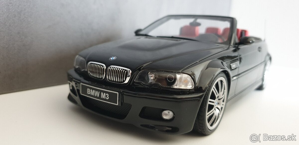 Predám model BMW E46 M3 Otto mobile v mierke 1/18