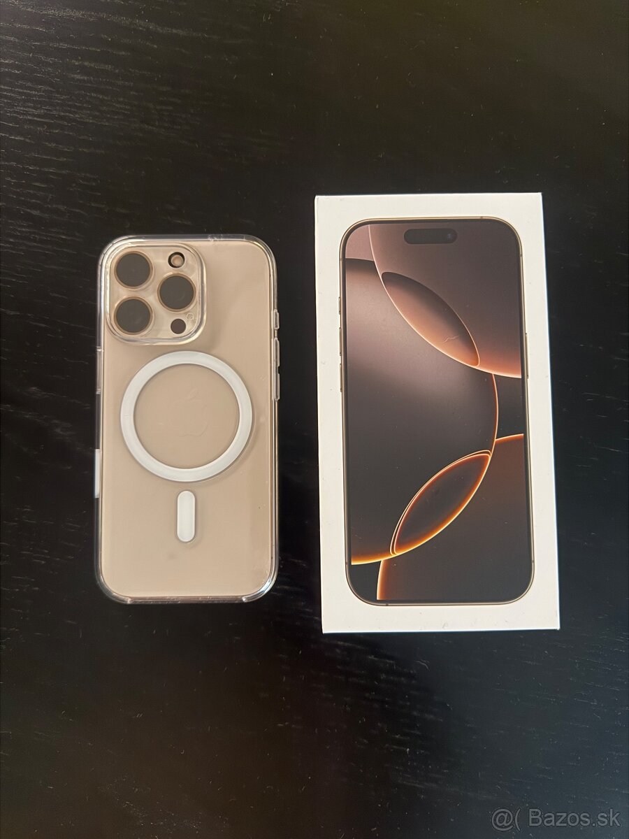 IPhone 16 pro 256 gb desert titanium