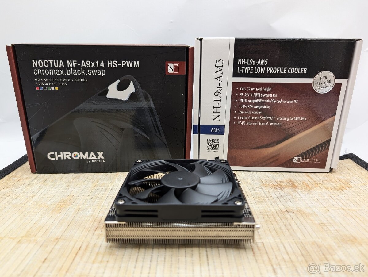 Noctua NH-L9a-AM5 + chromax (LP chladič)