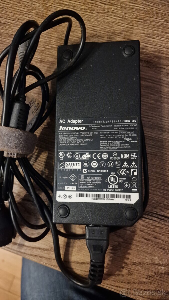 Lenovo AC adaptér 170W 20V 0A36231