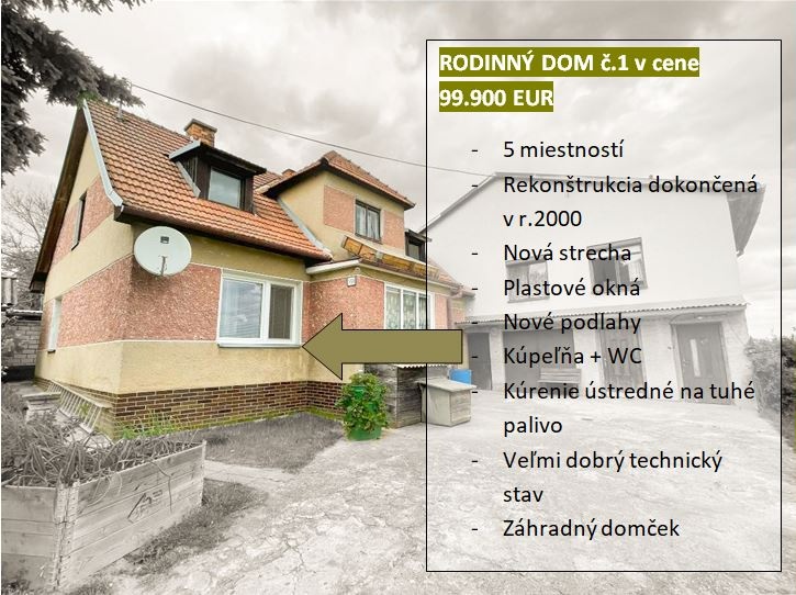 Na predaj udržiavaný rodinný dom v Starej Turej, časť Papraď