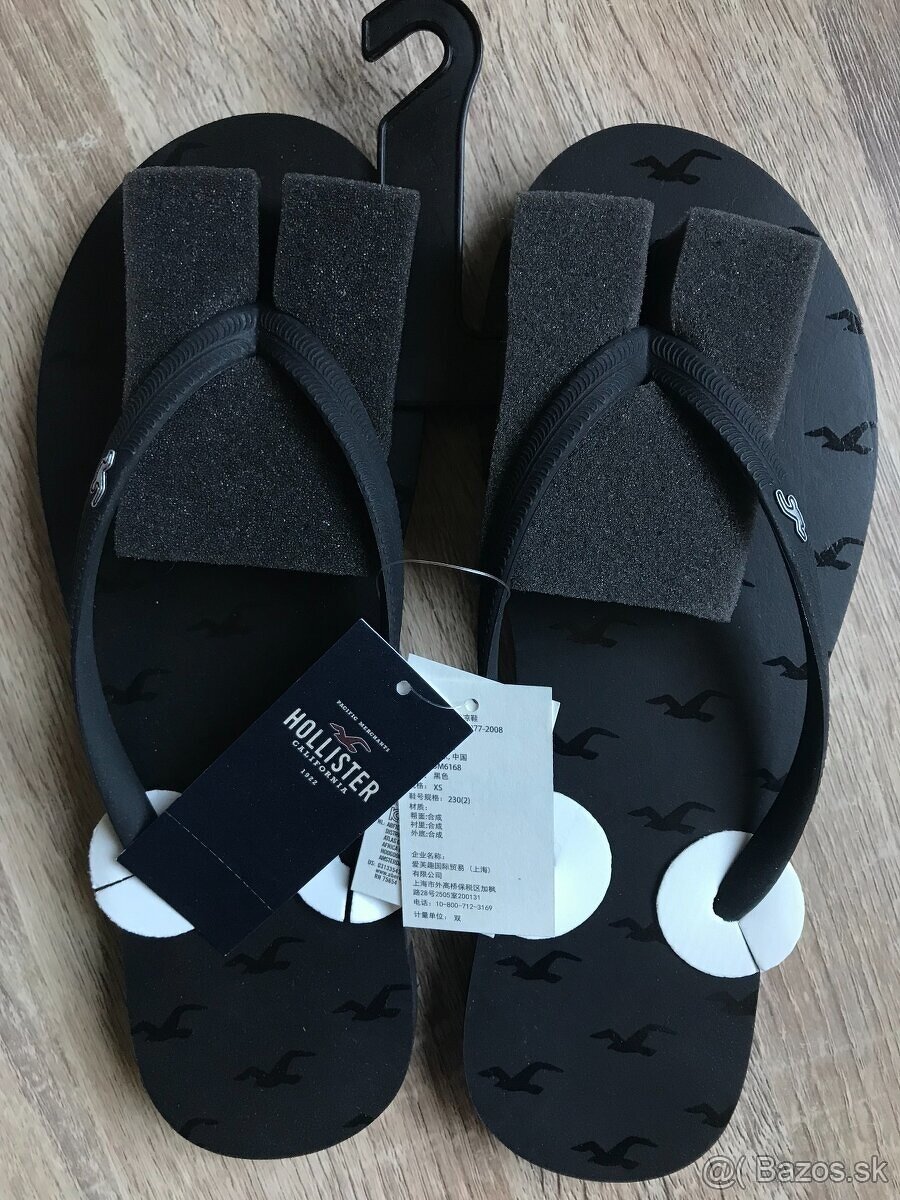 FLIP-FLOP šľapky HOLLISTER veľ.XS a S + darček