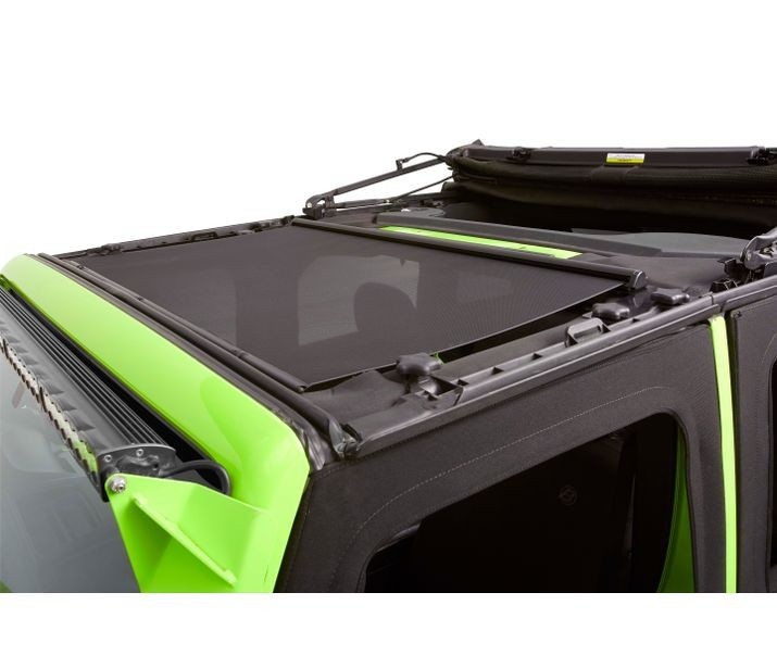 Bestop 5240511 Retractable Sunshade Jeep Wrangler JK 07-18