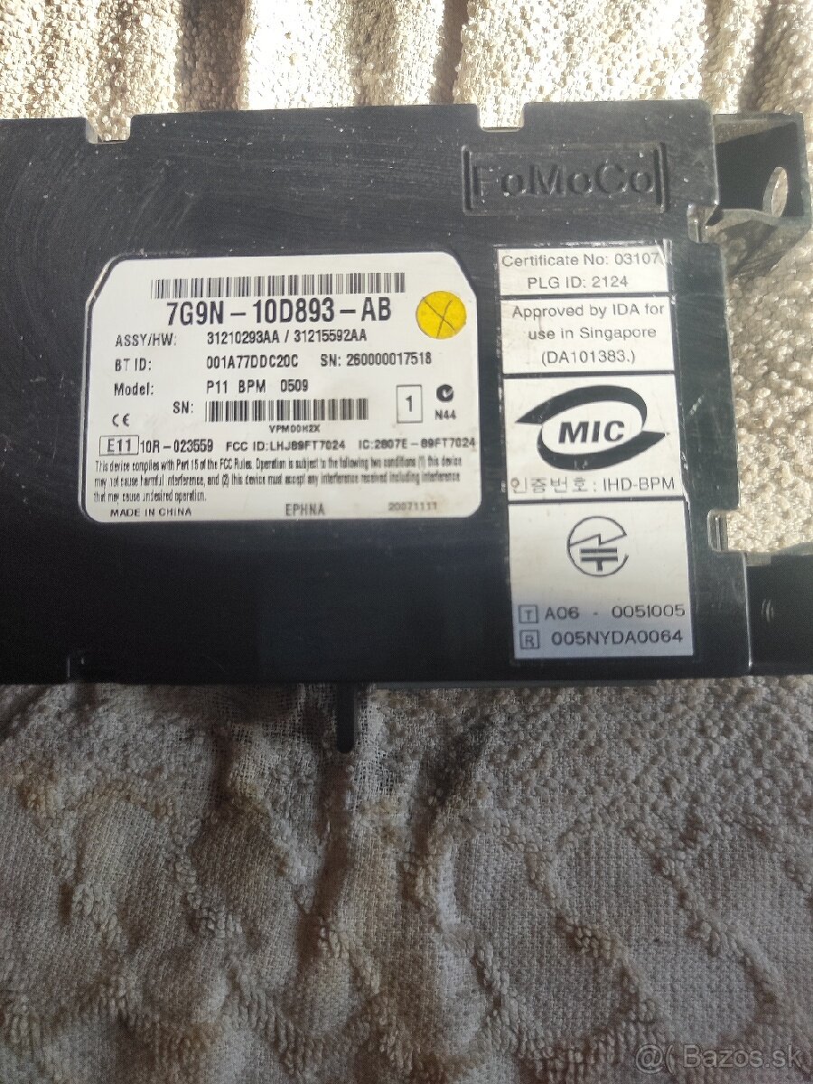 VOLVO S80 II 2007 185 kW II 2400 Modul 2 7G9N-10D893-AB