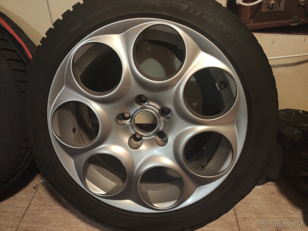 5x110 R17 ET 33 + zimné pneu Dunlop