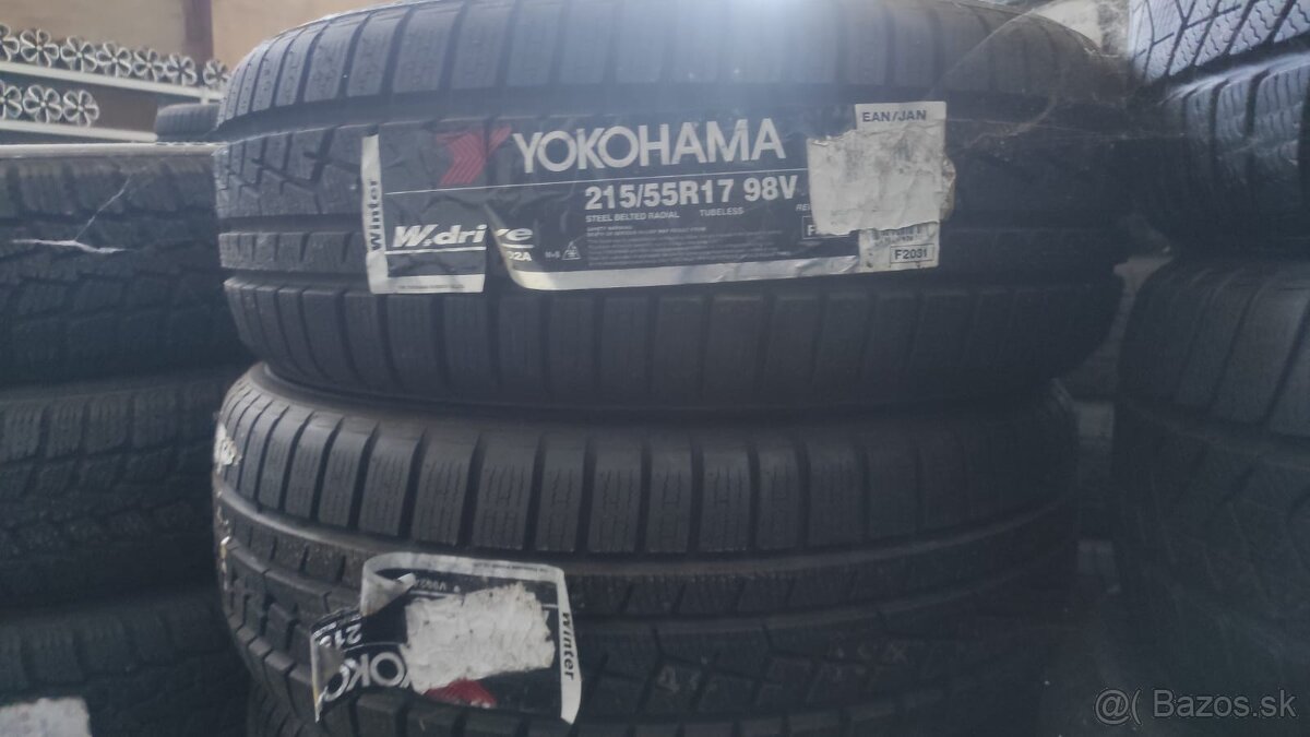 Yokohama 215/55r17 zimné runflat