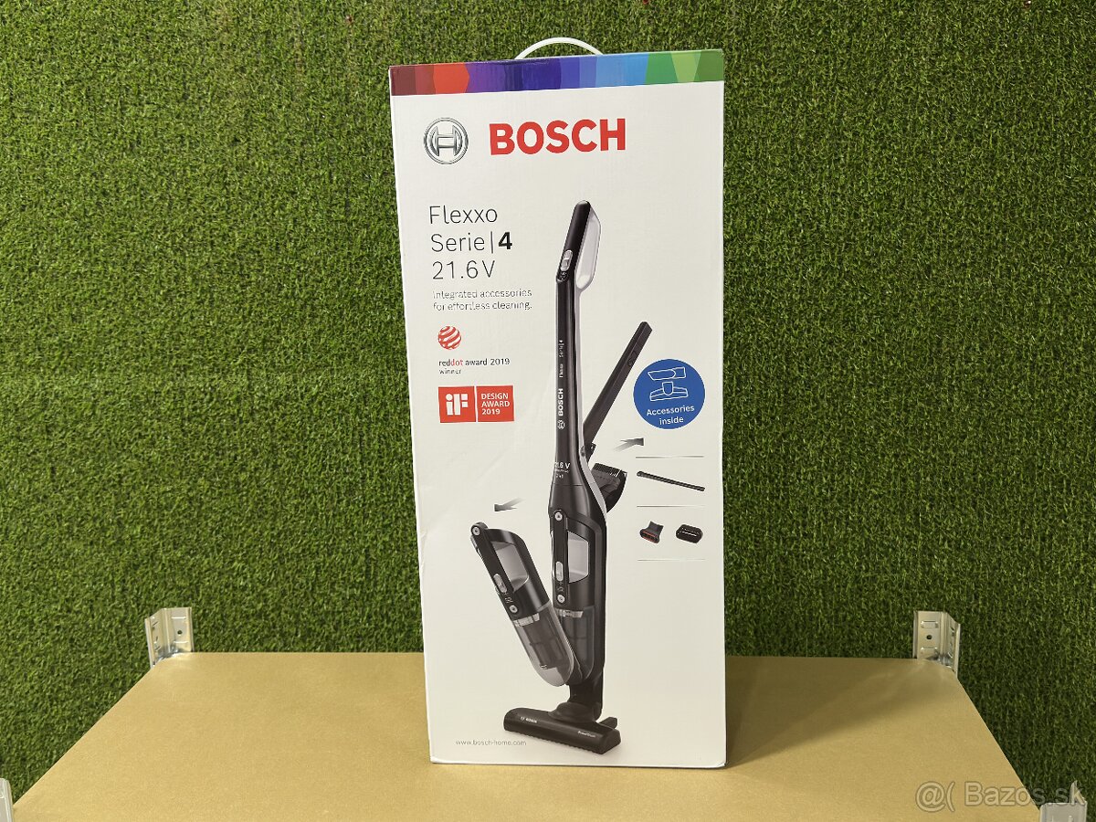 Bosch Serie 4 Flexxo Akumulátorový vysávač (21.6V/Čierna)