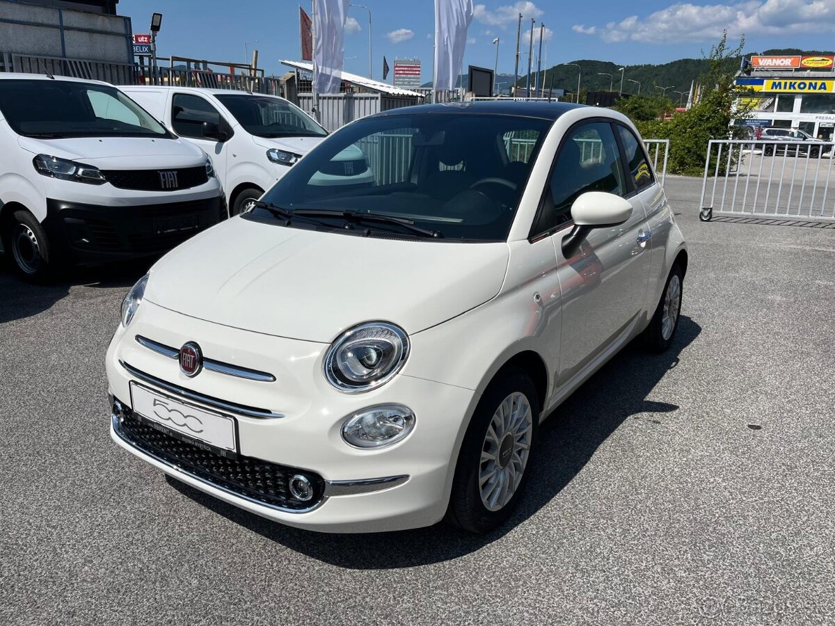 Fiat 500 1.0 hybrid 70 k Dolcevita REZERVOVANÉ