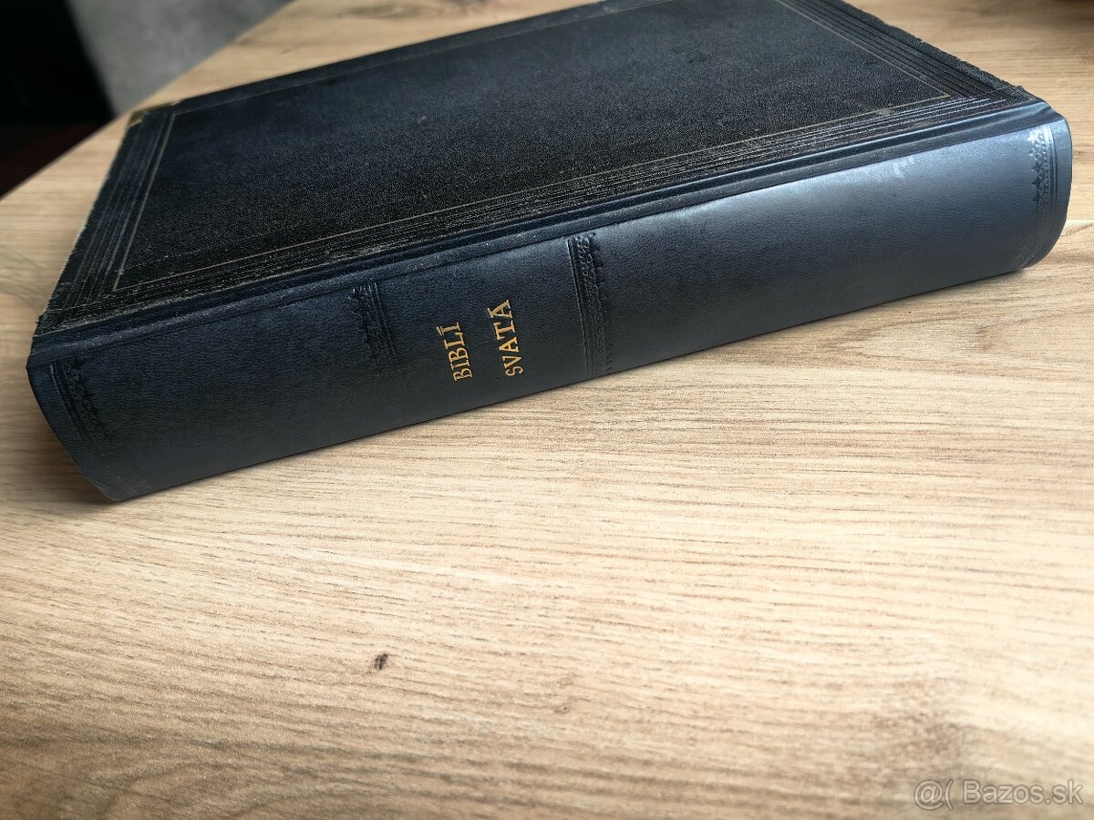 100 ročná Biblia (Biblí Svatá)