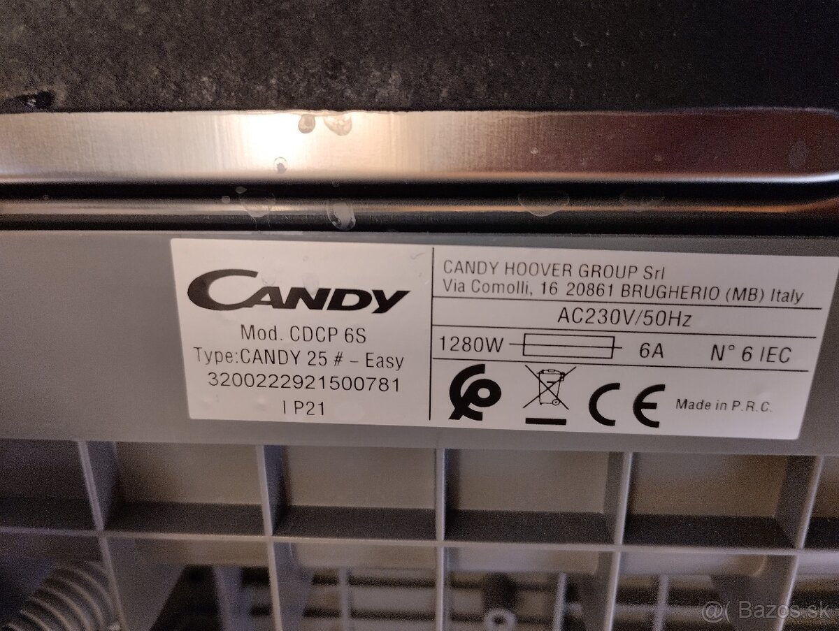 Malá umývačka.  Candy cdcp 6s