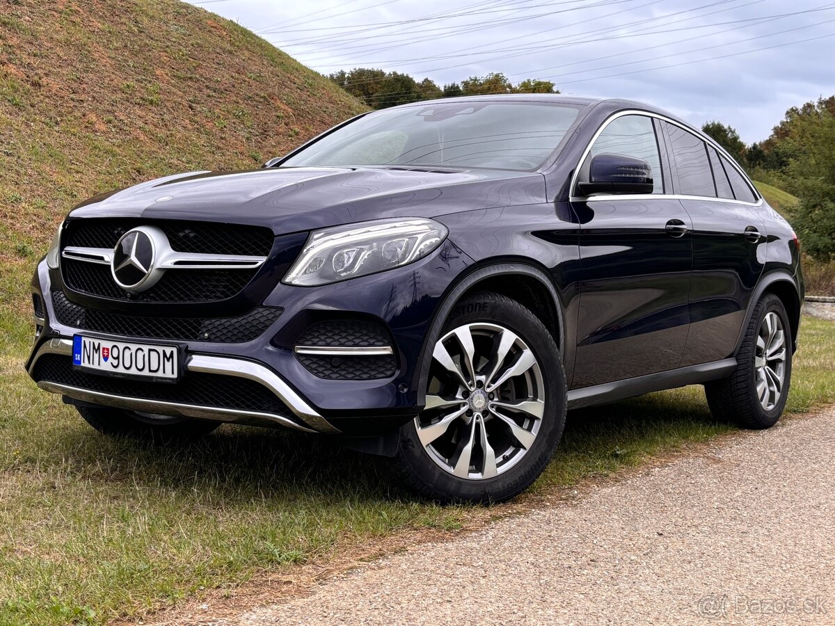 Mercedes Benz GLE coupe, 360 kam, Multibeam LED, 2. majitel