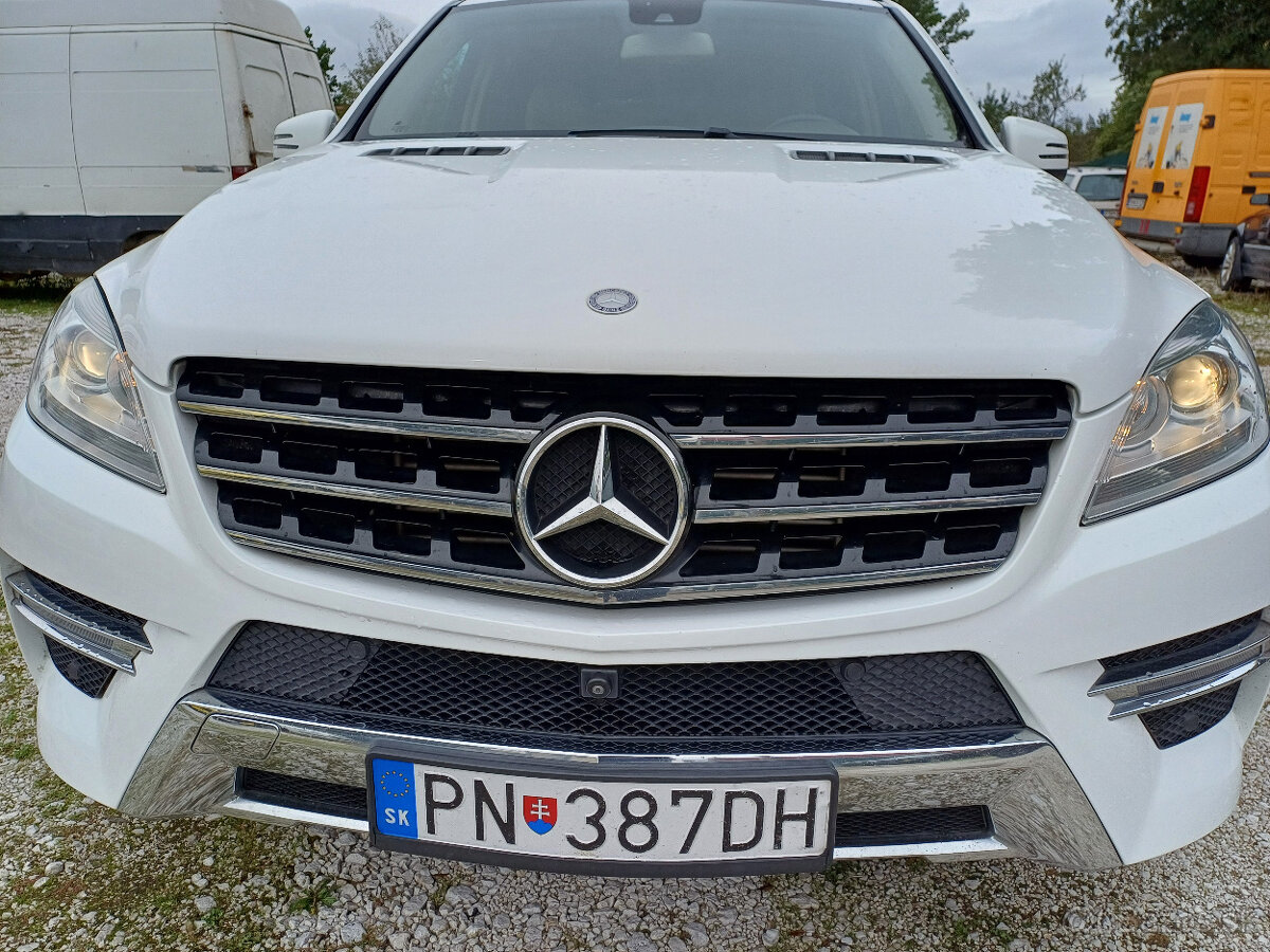 ML250D bluetec 4matic,2014,150kw, biela, 180000km,Full