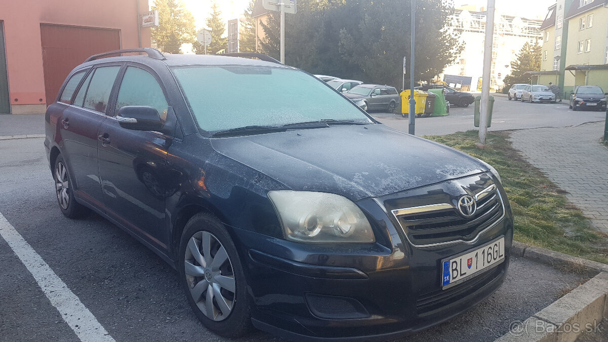 Predám Toyota Avensis kombi 2.0D-4D 2007, čierna