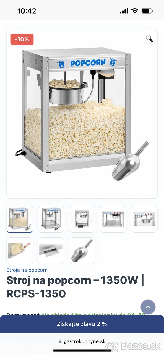 Popcorn stroj