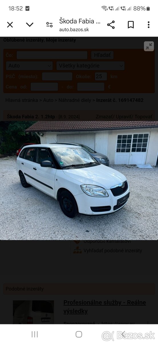 Škoda Fabia 2.   1.2htp