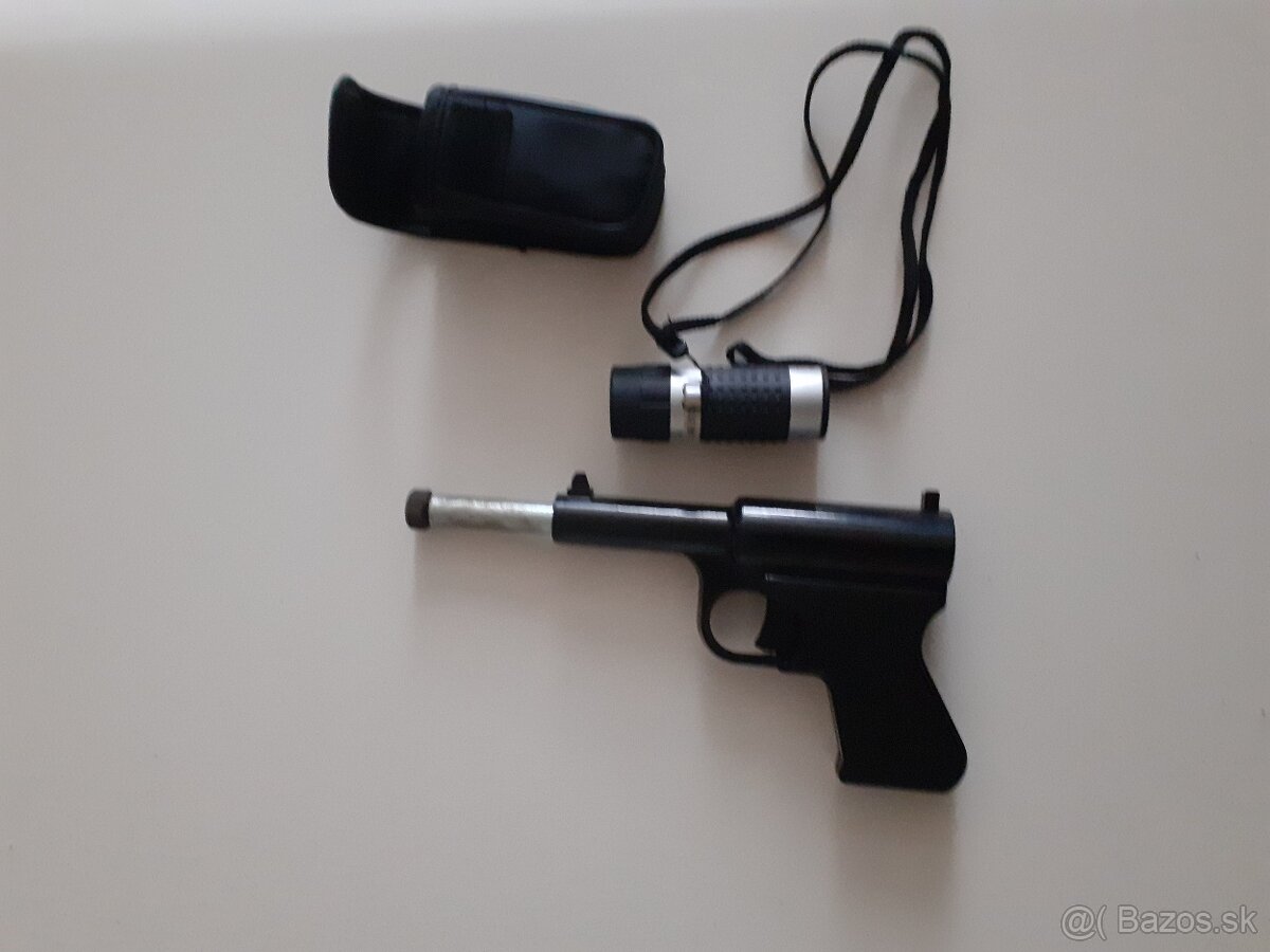 Vzduchova pistol+dalekohlad