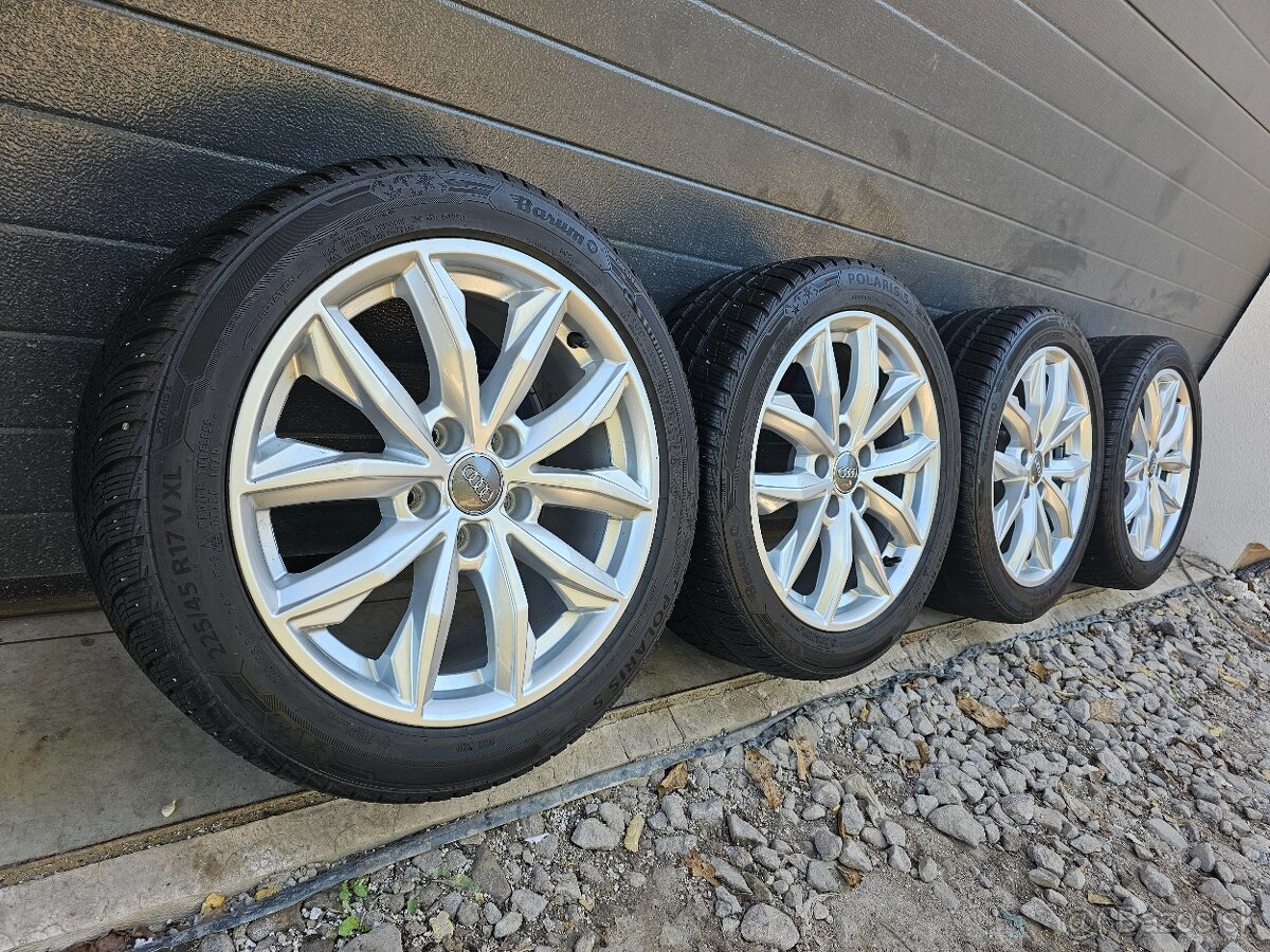 Zimná Sada AUDI 5x112+Zimné Pneu Barum 225/45 R17