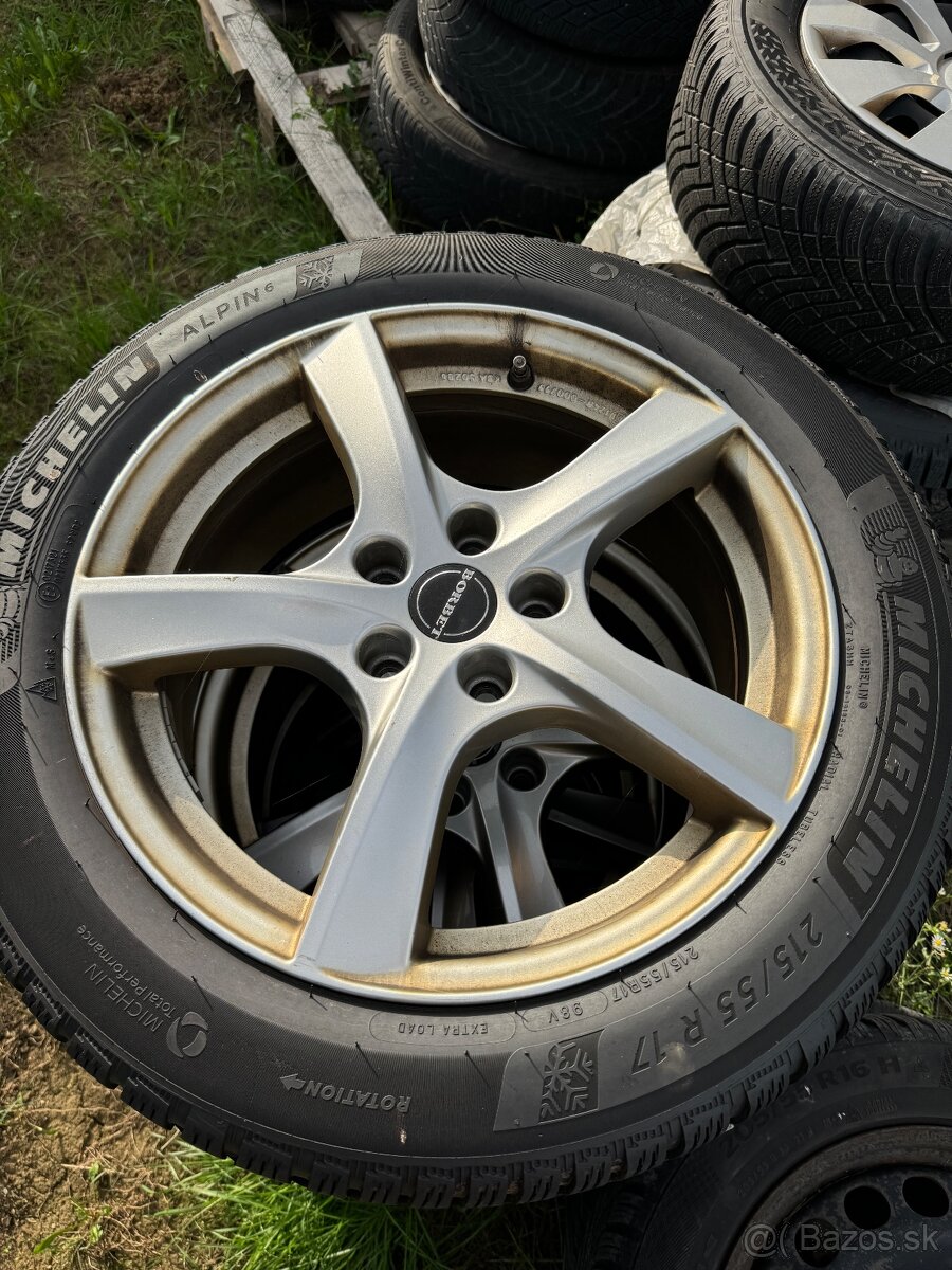 Zimne komplety MICHELIN 215/55 r17   5x112