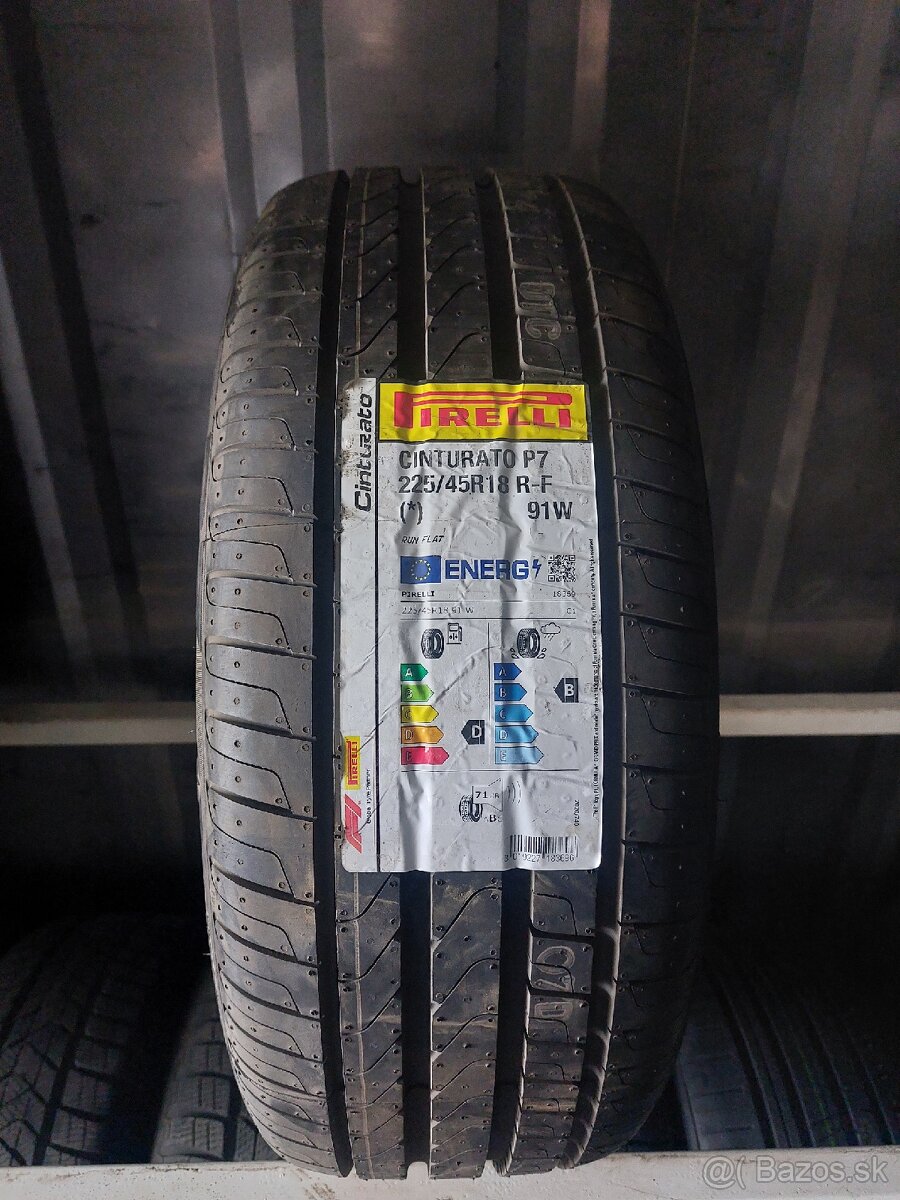 1ks nová letná pneu 225/45R18 Pirelli P7 Cinturato