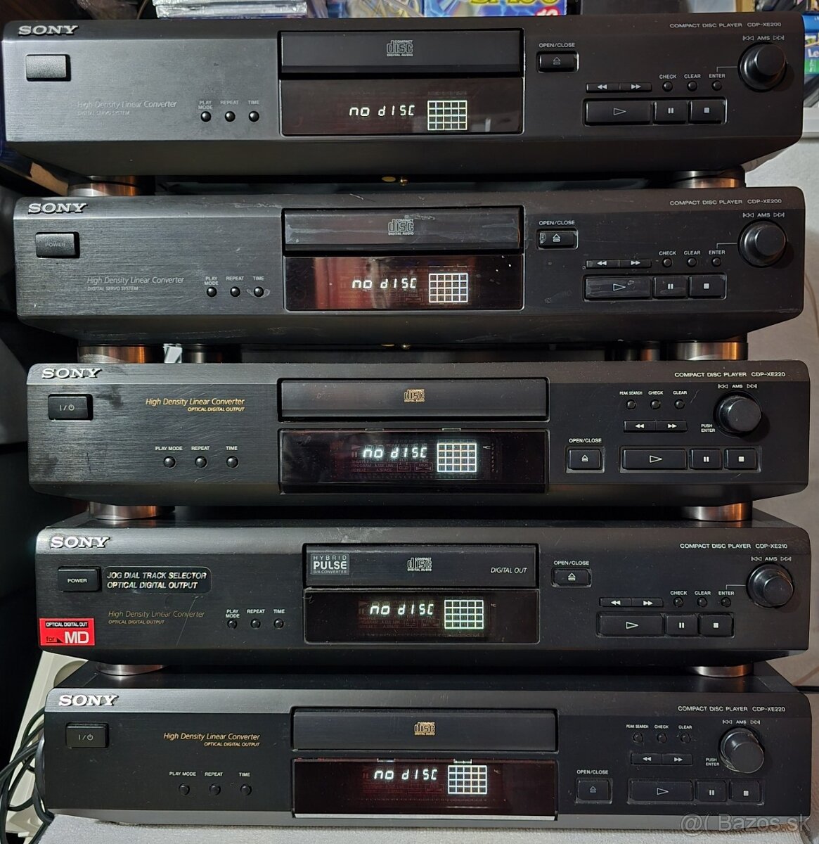 SONY CDP-XE200,210,220 cd prehrávače