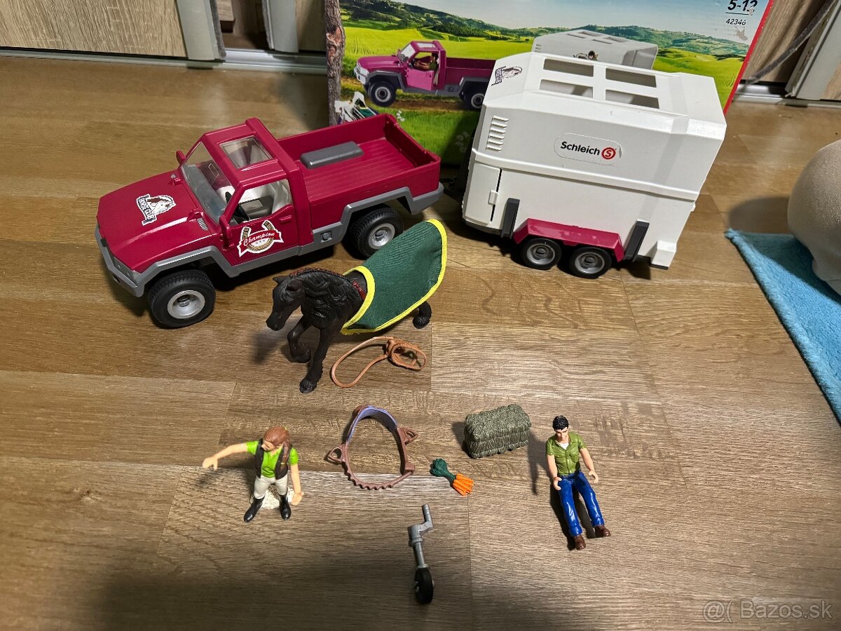 Schleich auto Pickup s privesom