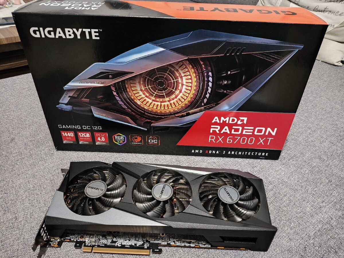 Gigabyte Radeon RX 6700XT 12GB OC v stave novej