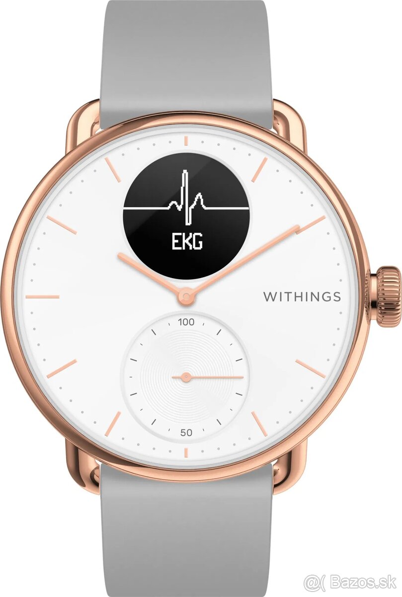 Smart hodinky - Withings Scanwatch 38 mm – Rose Gold