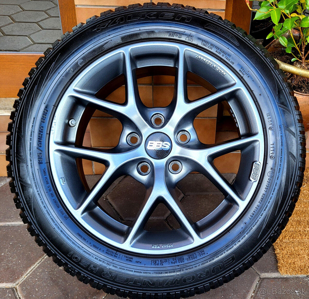 zimné alu R16 5x112, pneu FALKEN 195/60, Mini + BMW, TOP